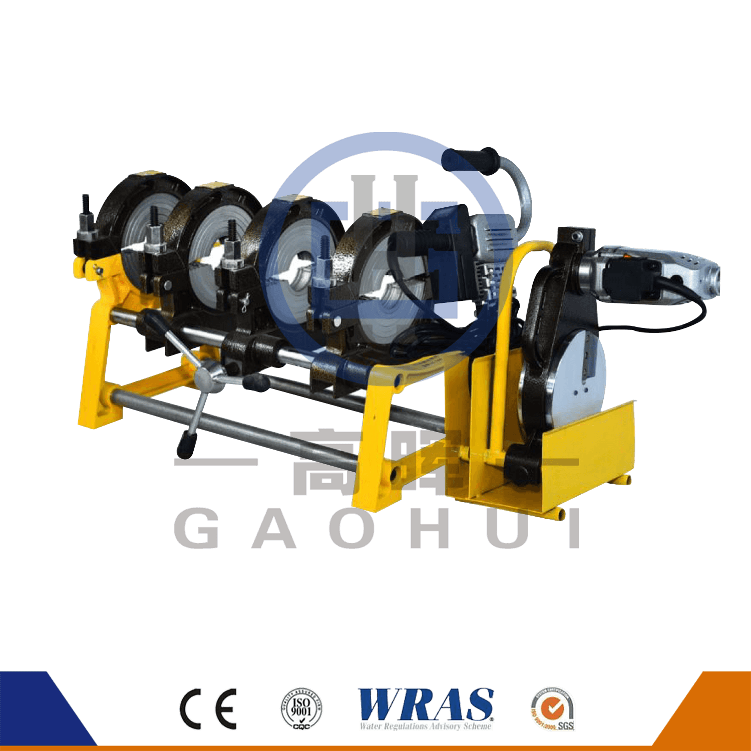 HDPE potrubí manuální plastový fúzní svařovací stroj GF-160-4M/GF-200-4M