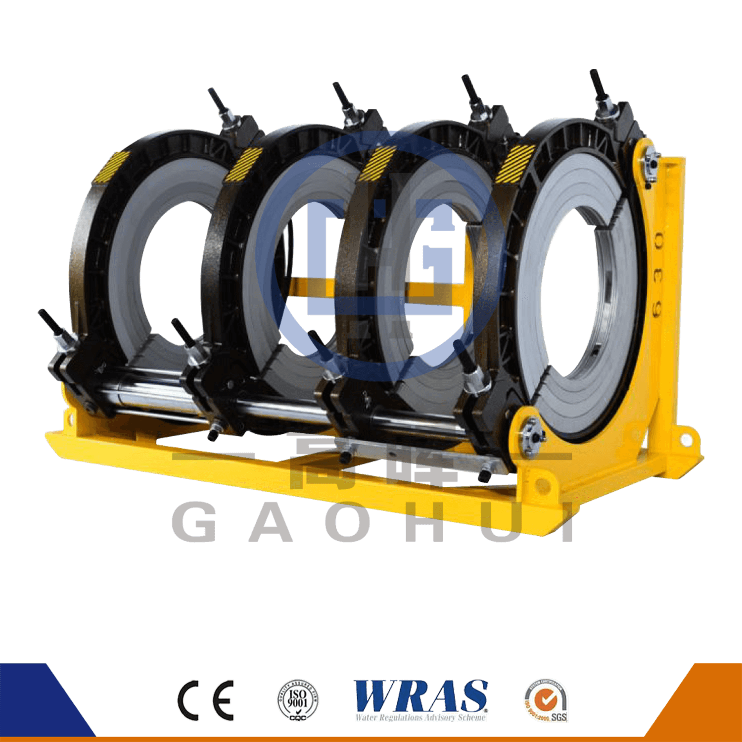 HDPE potrubí HDPE Hydraulický poloautomatický svařovací stroj na fúzi