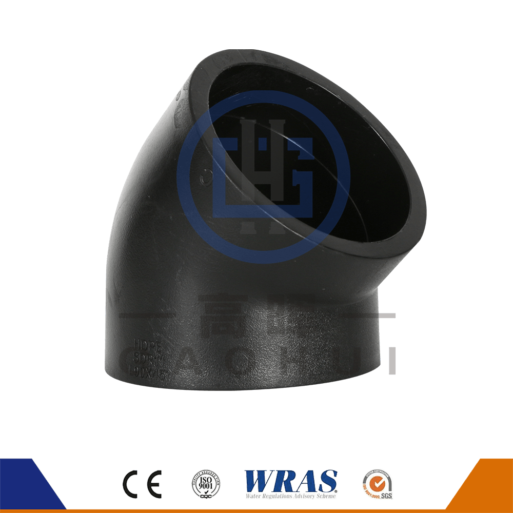 HDPE Socket Fusion 45 ° loket