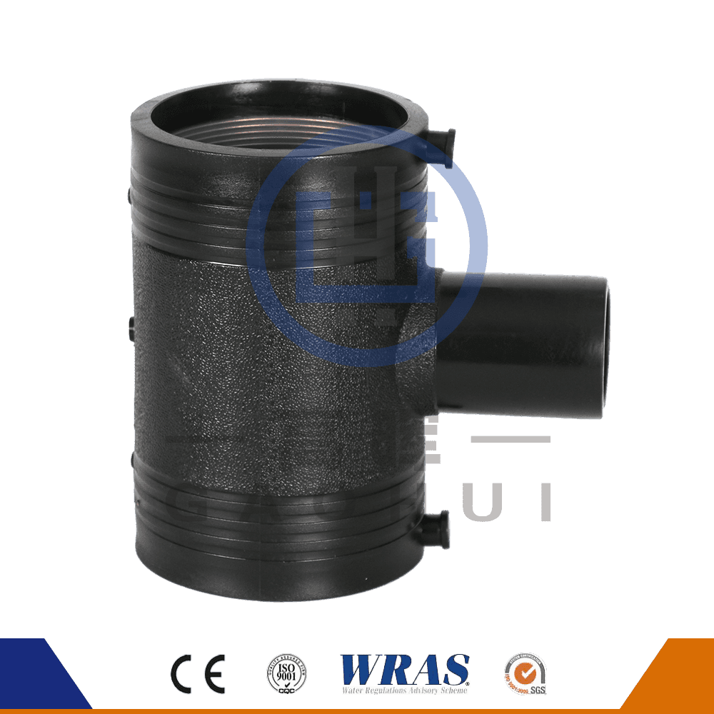 HDPE formovaná elektrická fúze snižující odpaliště odpaliště pro přívod vody